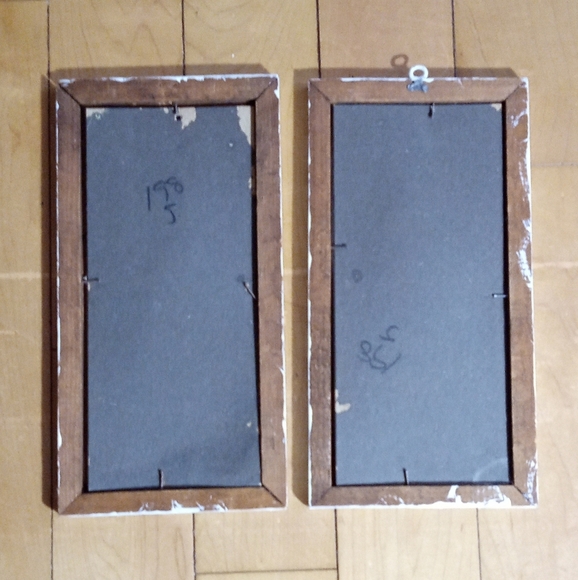 Vintage Mexican Folk Art Feather Bird Painting - Picture 5 of 5